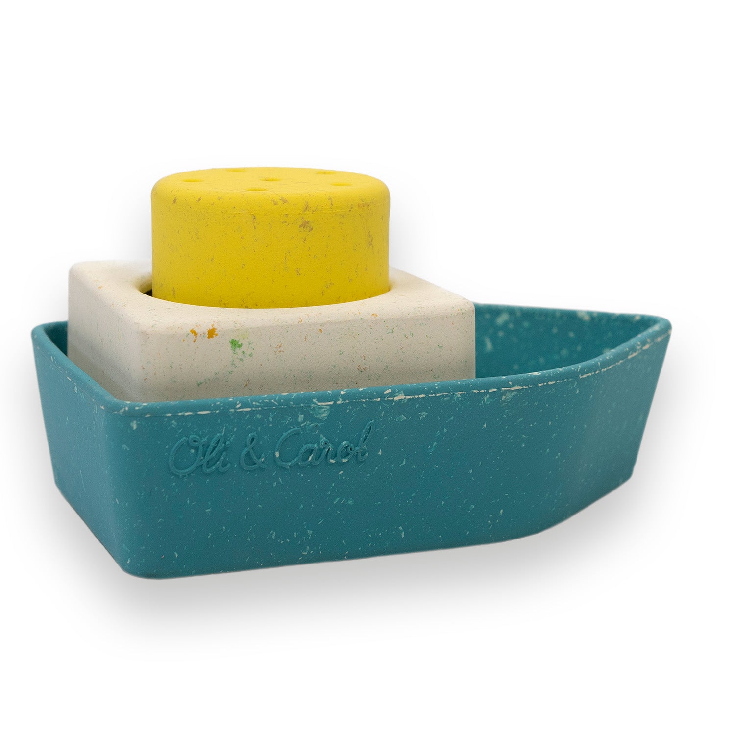 Oli & Carol Upcycled Boat Bath Toy Yellow
