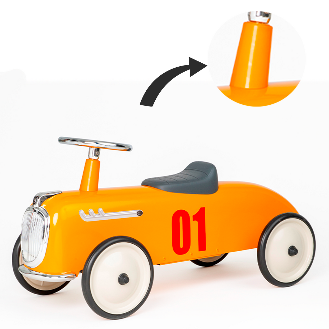 Camel Roadster steering column