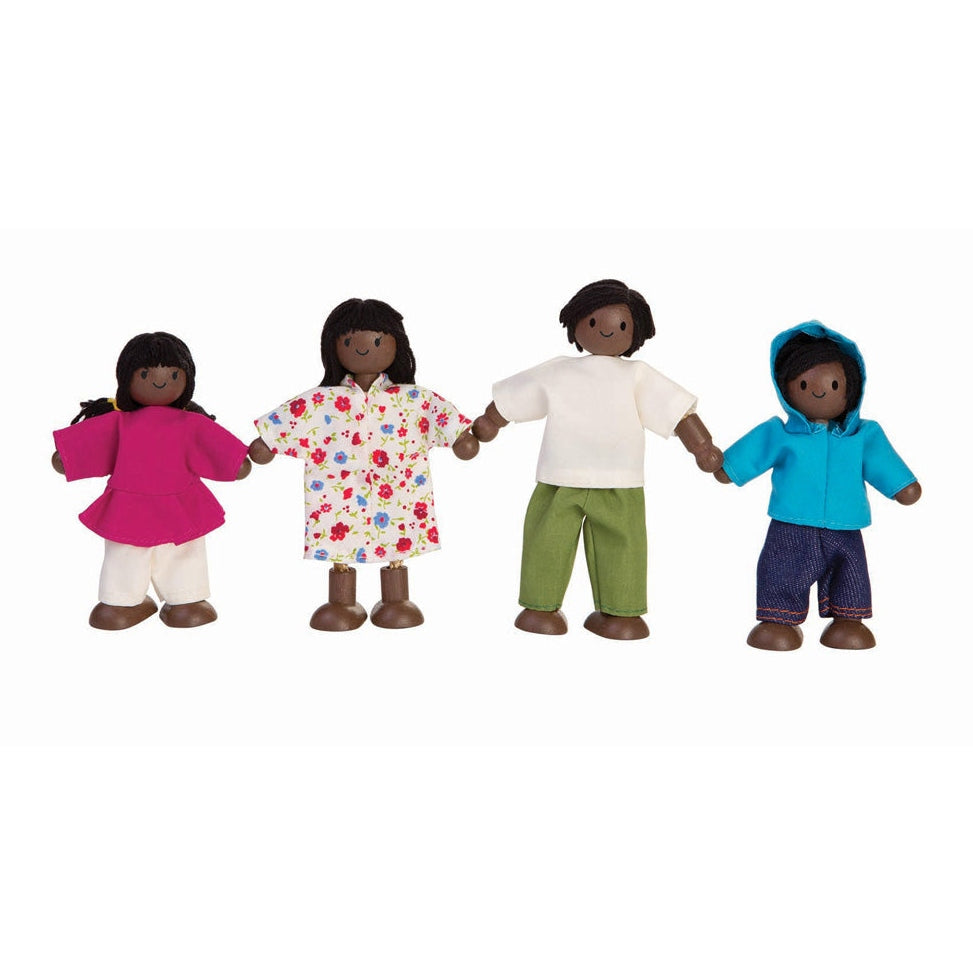 Doll Family Afro - American PlanToys