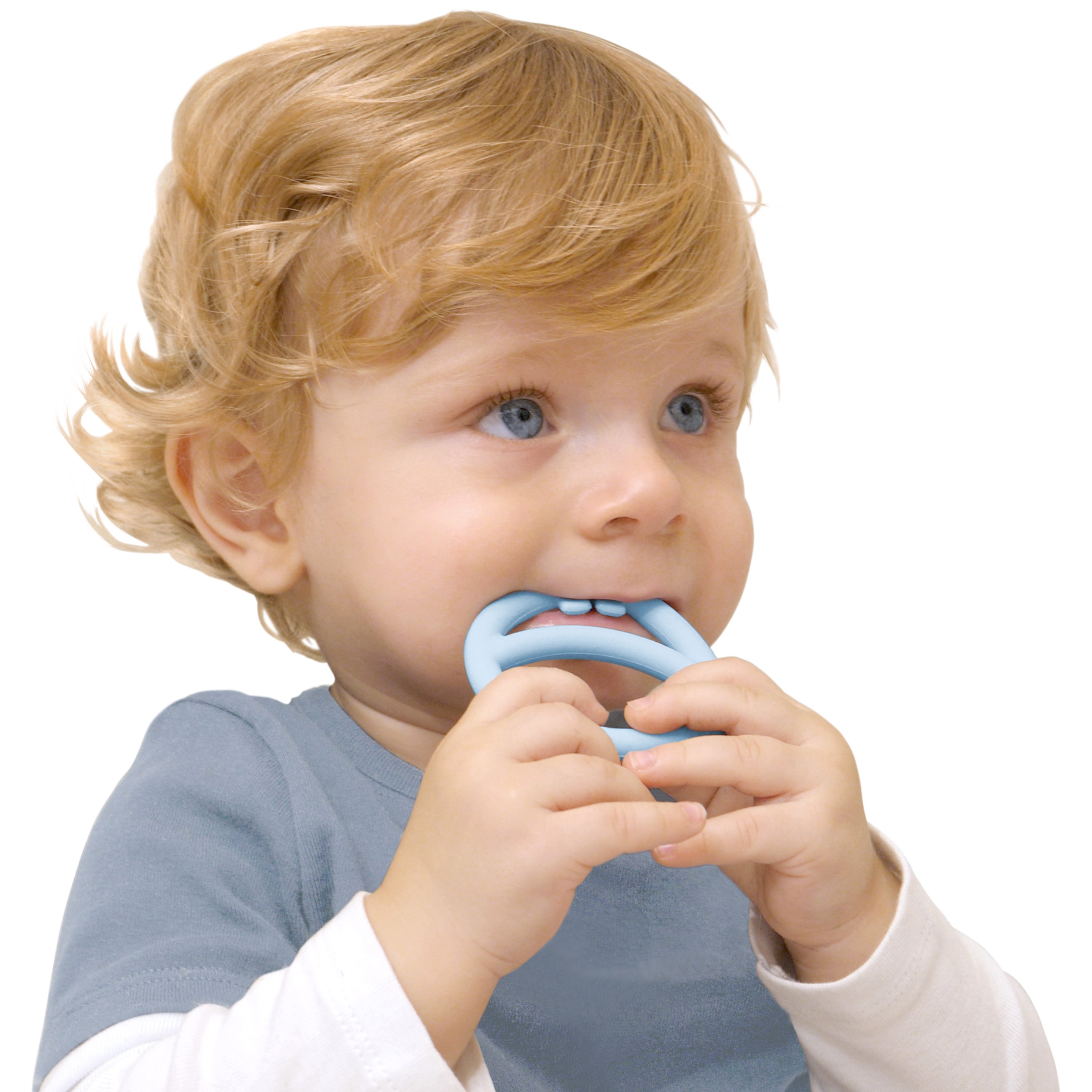 MOLUK Nigi, Nagi & Nogi Teether and Sensory Pastel Colour Set