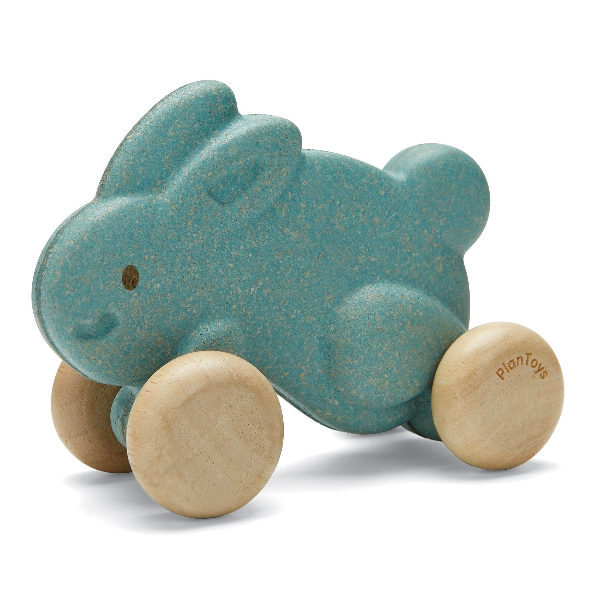 PlanToys Push Along Bunny - Blue