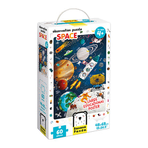 Banana Panda Observation Puzzle Space, in its box