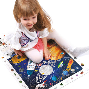Banana Panda Observation Puzzle Space, being played with