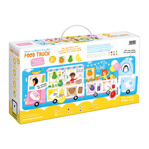 Banana Panda Make-a-Match Food Truck Toddler Puzzle, in its box