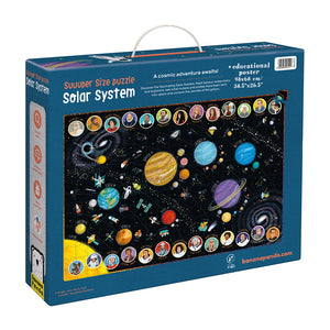 Banana Panda Suuuper Size Solar System Floor Puzzle, in its box