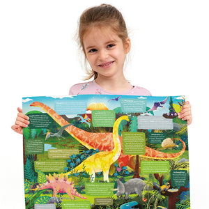 Banana Panda Observation Puzzle Dinosaurs, being played with