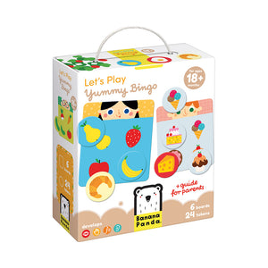 Banana Panda Yummy Bingo Kids' Game, in its box