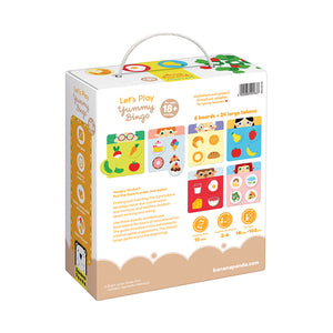 Banana Panda Yummy Bingo Kids' Game, in its box