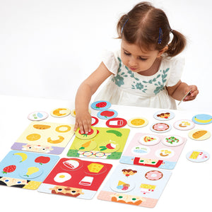 Banana Panda Yummy Bingo Kids' Game, being played with