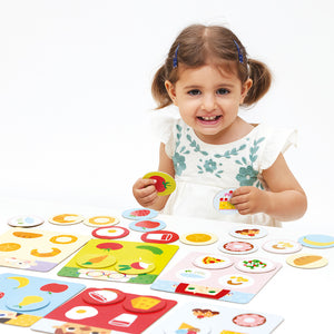 Banana Panda Yummy Bingo Kids' Game, being played with