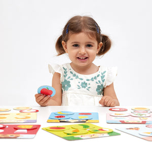 Banana Panda Yummy Bingo Kids' Game, being played with