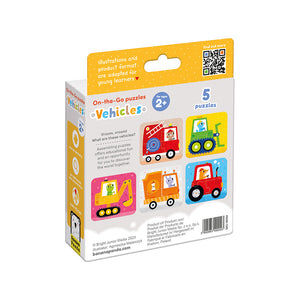 Banana Panda On-the-Go Travel Puzzles Vehicles, in its box