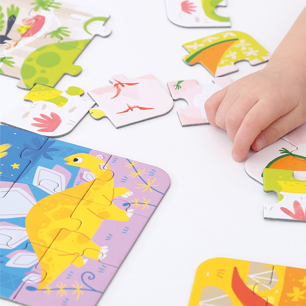 Banana Panda On-the-Go Dinosaur Puzzle