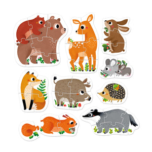 Banana Panda Progressive Toddler Puzzles Forest Animals