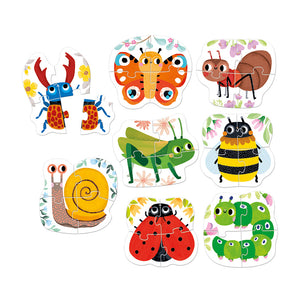 Banana Panda Progressive Toddler Puzzles Tiny Creatures