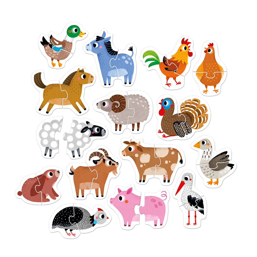 Banana Panda Progressive Puzzles Farm Animals