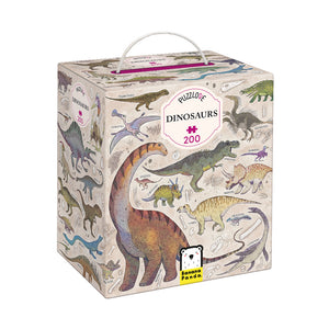 Banana Panda Puzzlove Dinosaurs 200-Piece Jigsaw, in its box