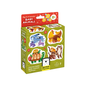 Banana Panda My First Puzzles Baby Animals, in its box