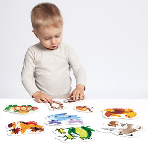 Banana Panda My First Puzzles Baby Animals, being played with