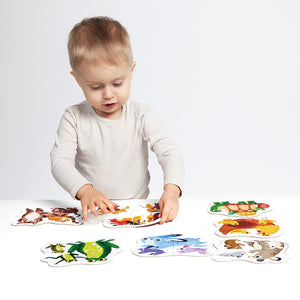 Banana Panda My First Puzzles Baby Animals, being played with