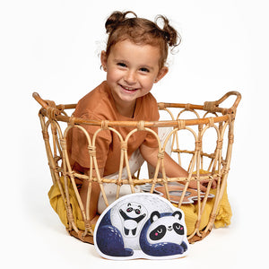 Banana Panda First Jumbo Puzzle Mummy & Me, being played with