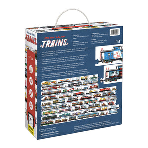 Banana Panda Mix and Match Trains Puzzle, in its box