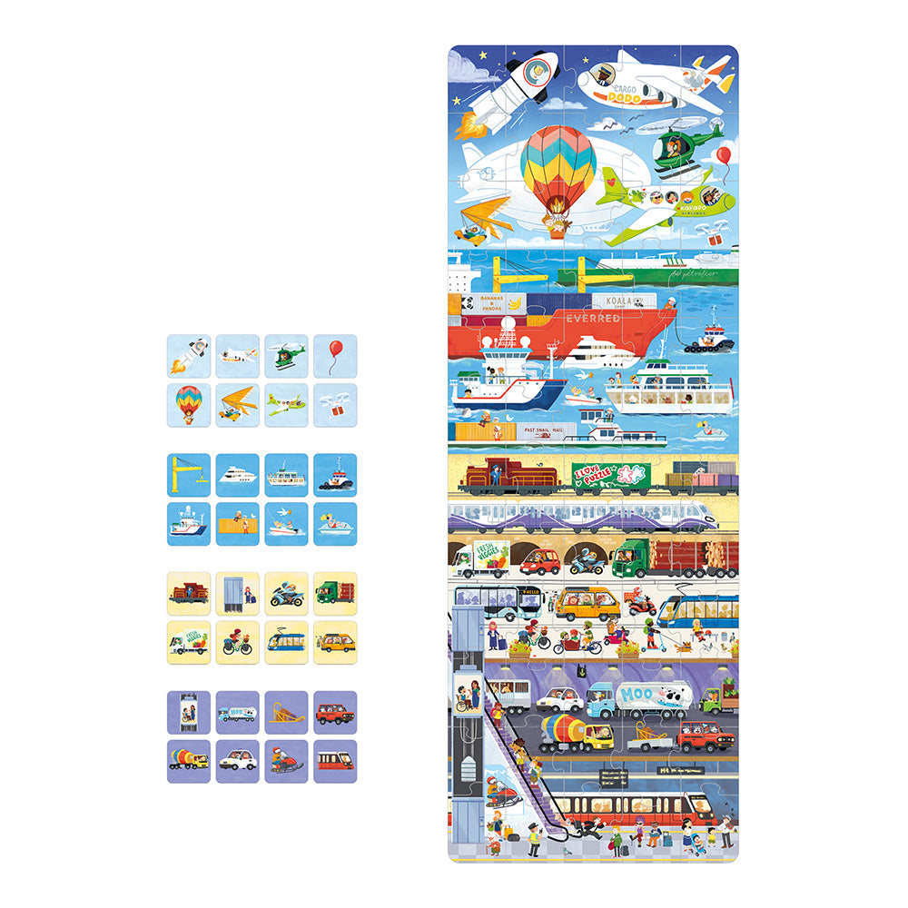 Banana Panda Puzzle Transport
