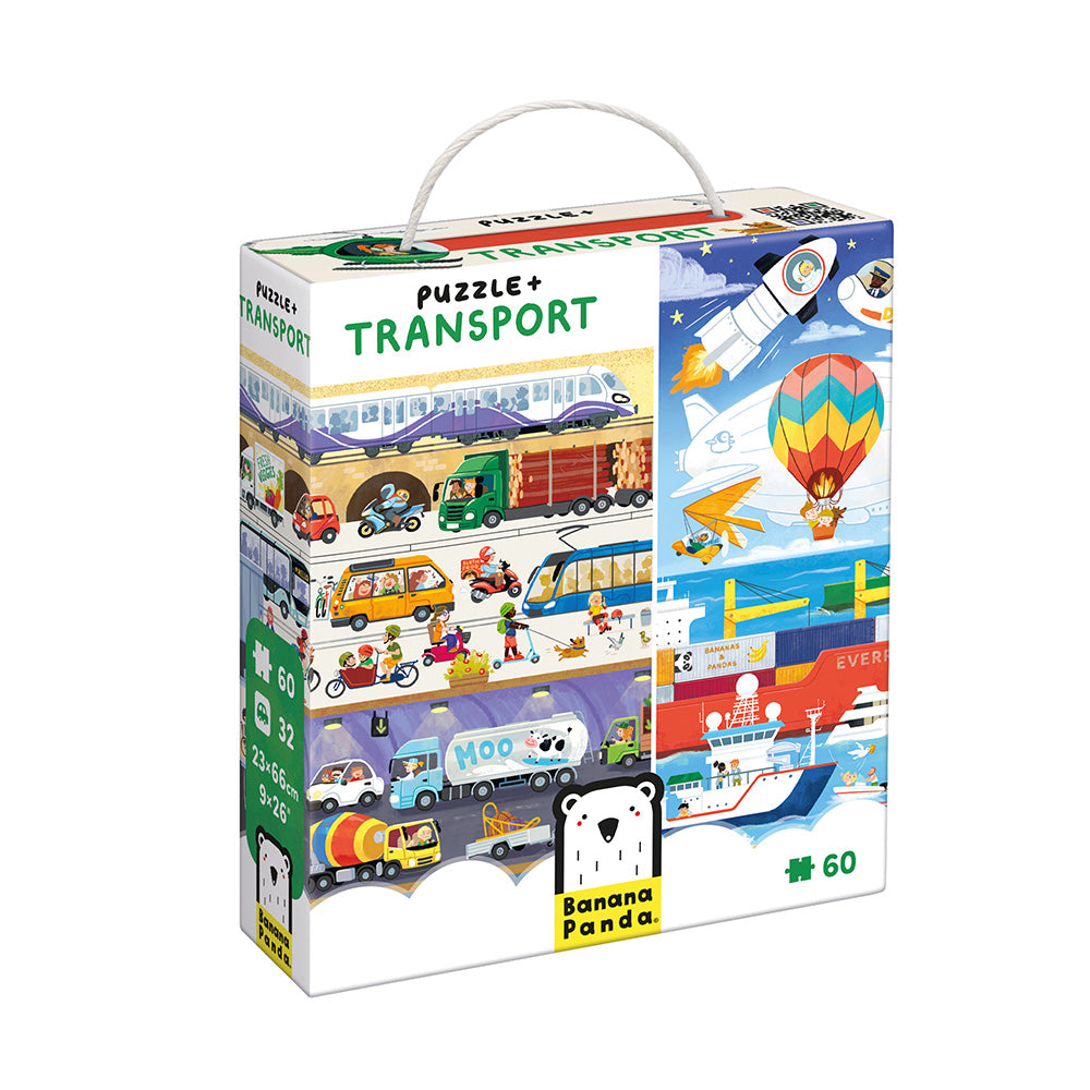 Banana Panda Puzzle Transport