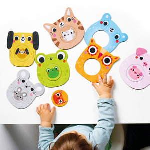 Banana Panda My First Puzzles Mini Me, being played with