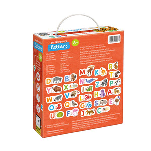 Banana Panda Puzzle Pairs Letters, in its box
