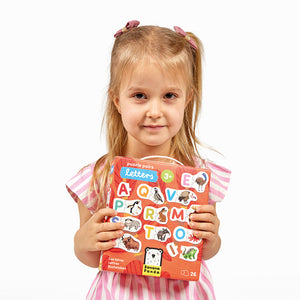 Banana Panda Puzzle Pairs Letters, being played with