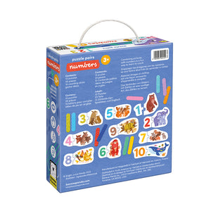 Banana Panda Puzzle Pairs Numbers, in its box