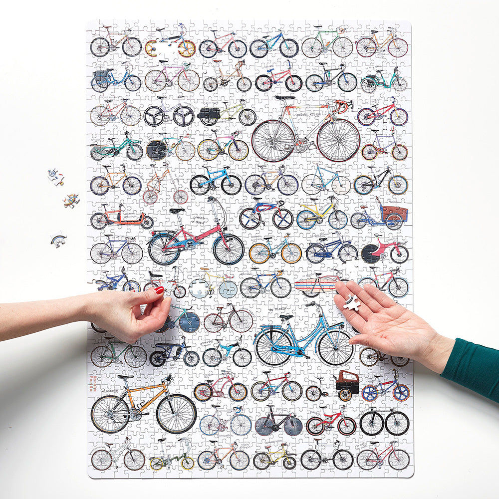 Banana Panda Puzzlove Bicycles (1000pc Jigsaw)