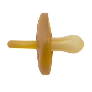 Oli & Carol natural rubber dummy 2-pack in Raw, one size from birth