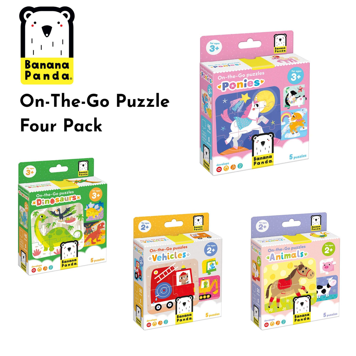 Banana Panda On The Go Stocking Filler 4 Pack