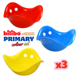 MOLUK Bilibo Primary 3 Pack spin and balance toy