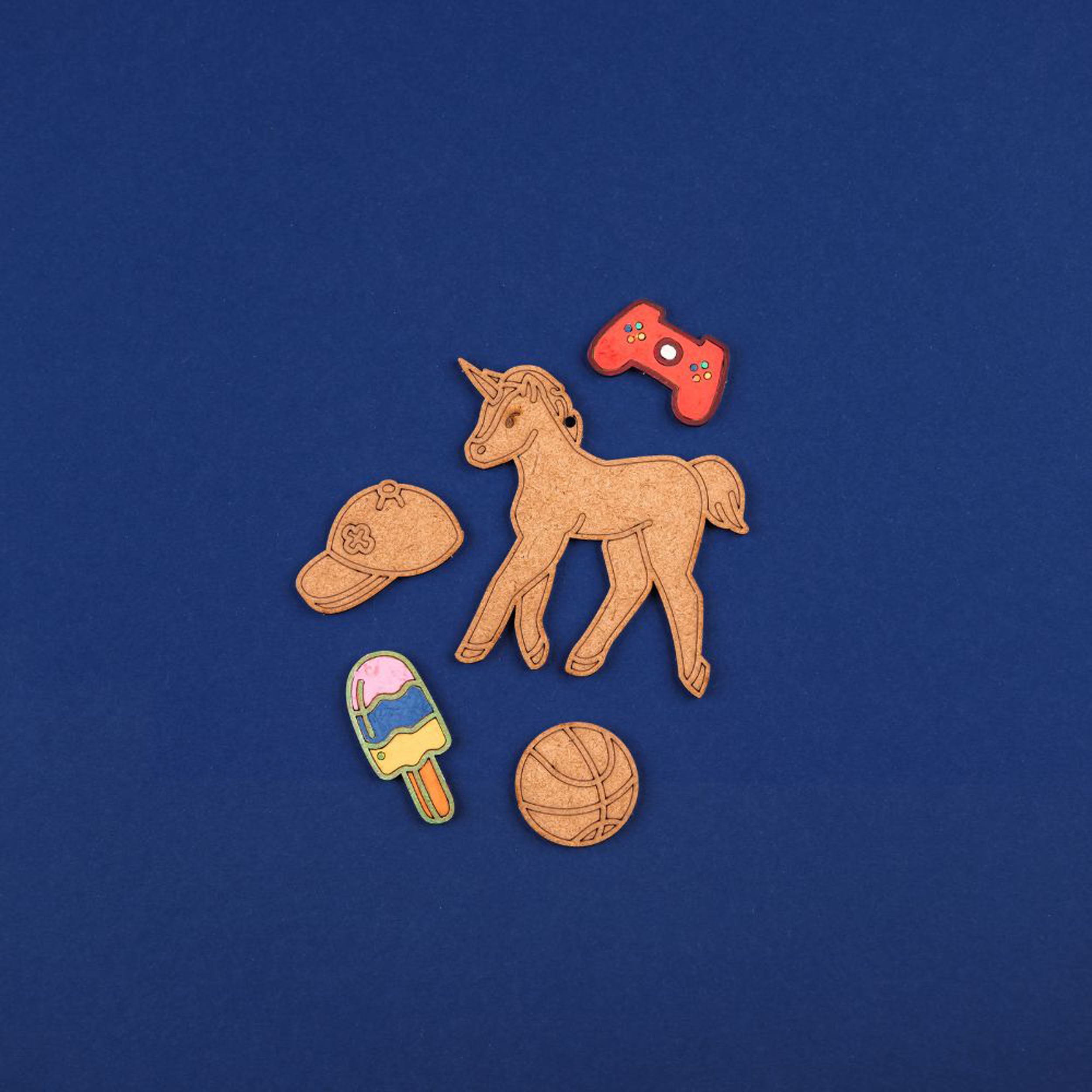 Crateit Unicorn | Mint | Wooden Art & Craft Kit