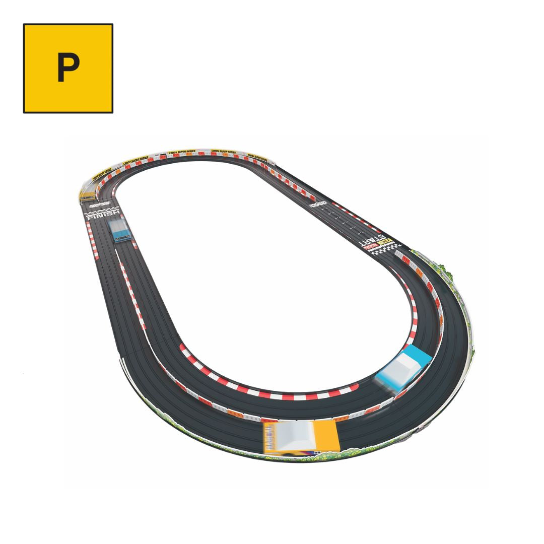 ROADWORKS Oval Speedway Playset