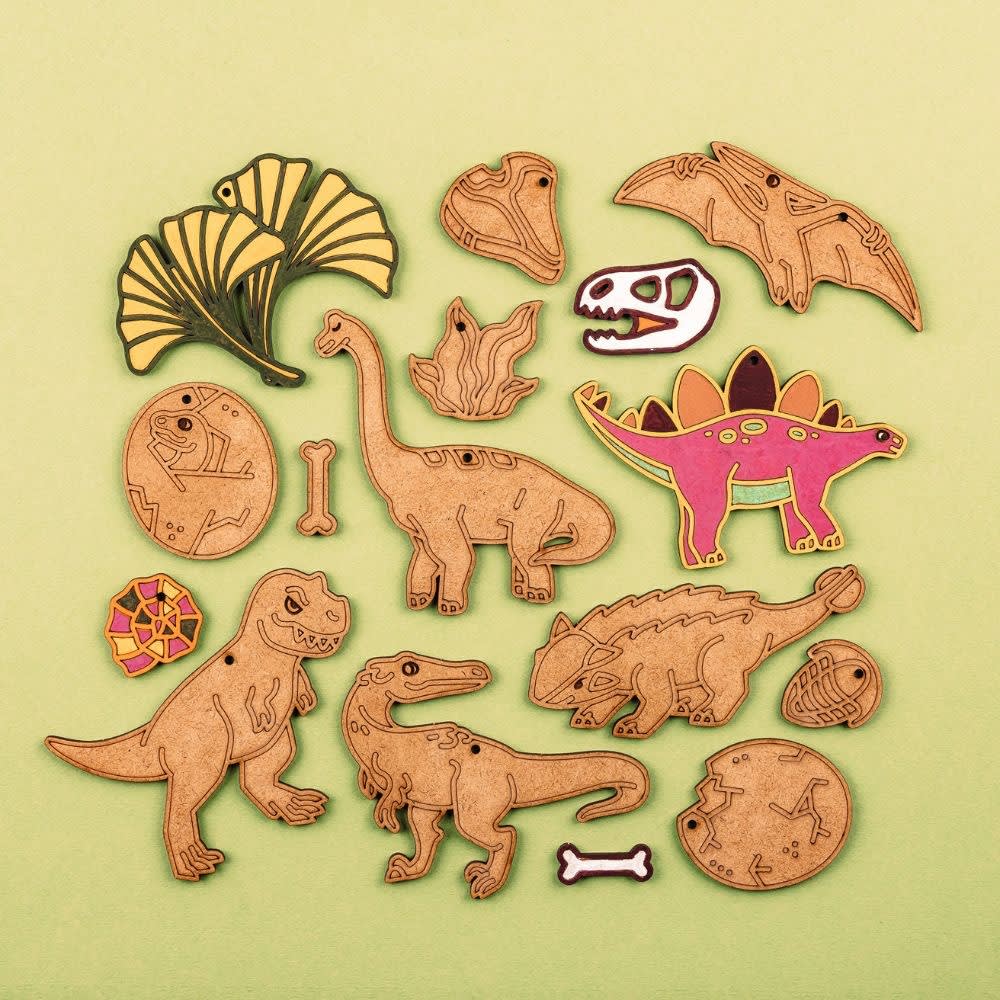 Crateit Dinosaur | Jurassic Journeys | Wooden Art & Craft Kit