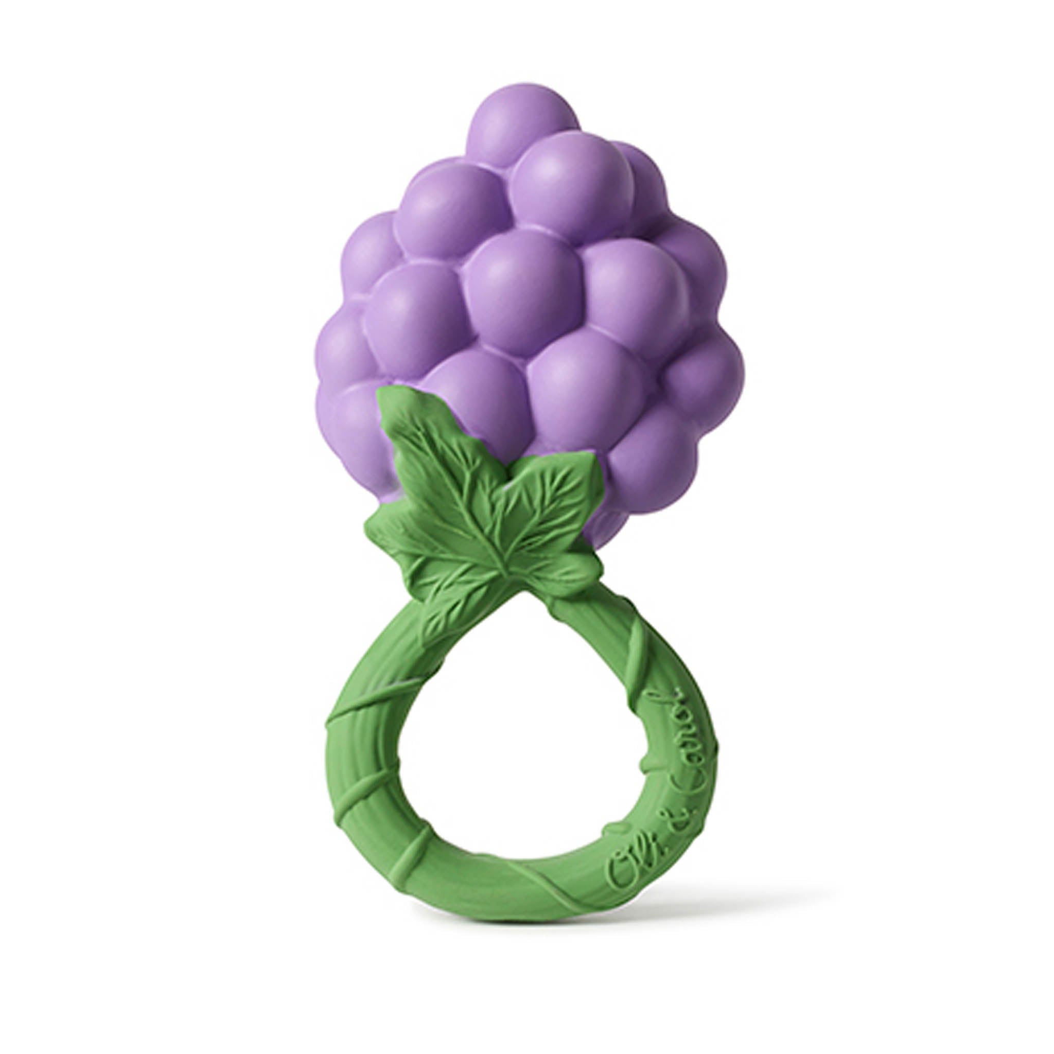 Oli & Carol Grape Baby Rattle & Teether