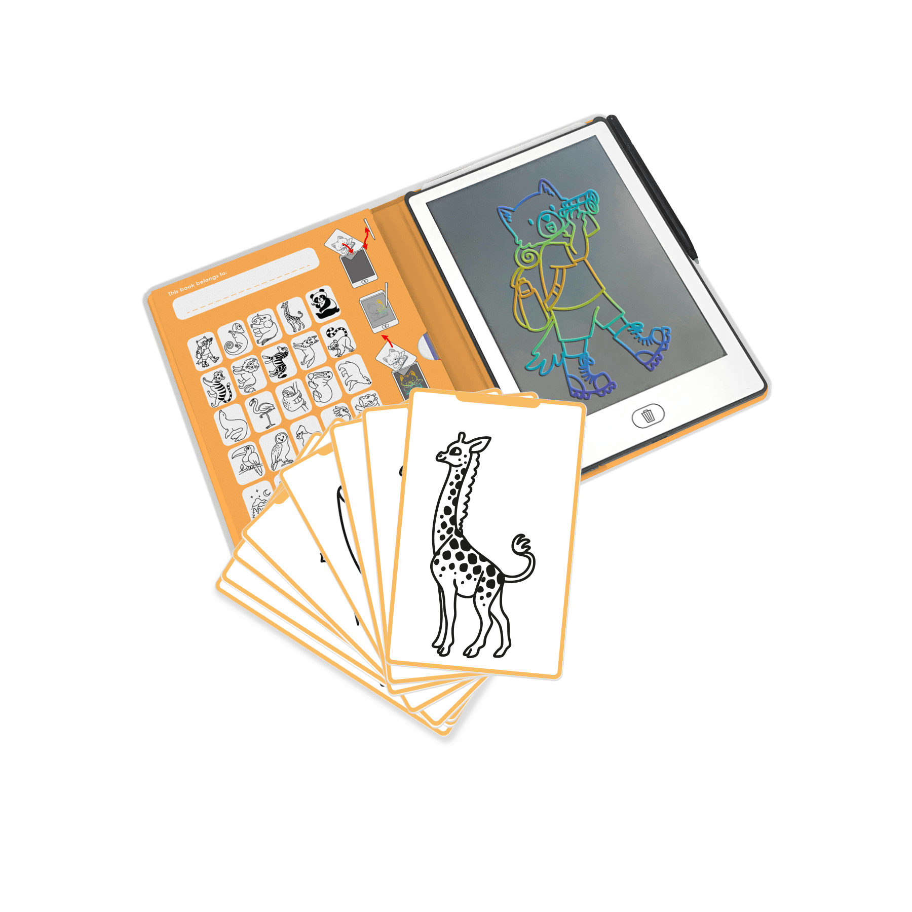 KIDYDRAW MINI LCD Drawing Tablet Animals