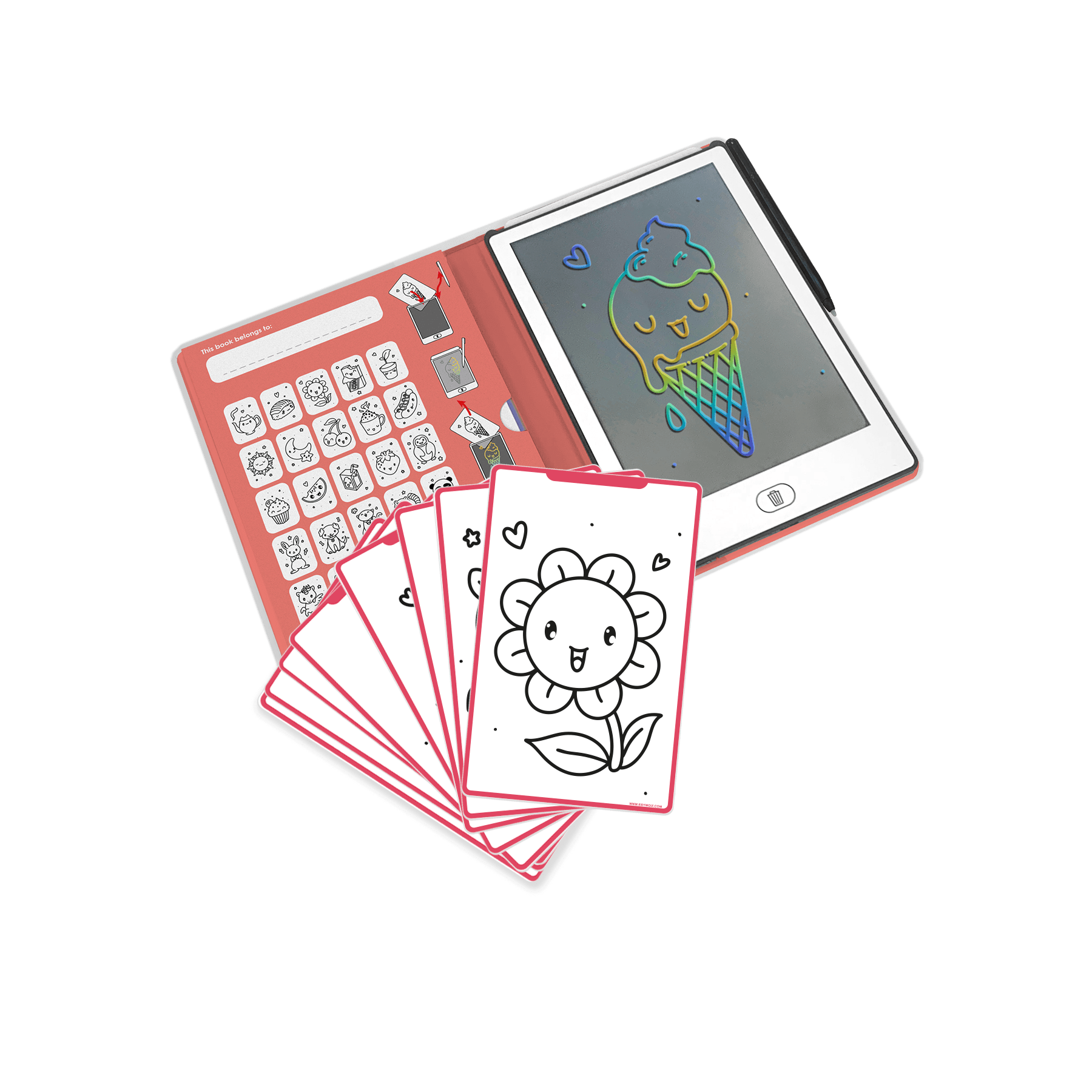 KIDYDRAW MINI LCD Drawing Tablet Kawaii