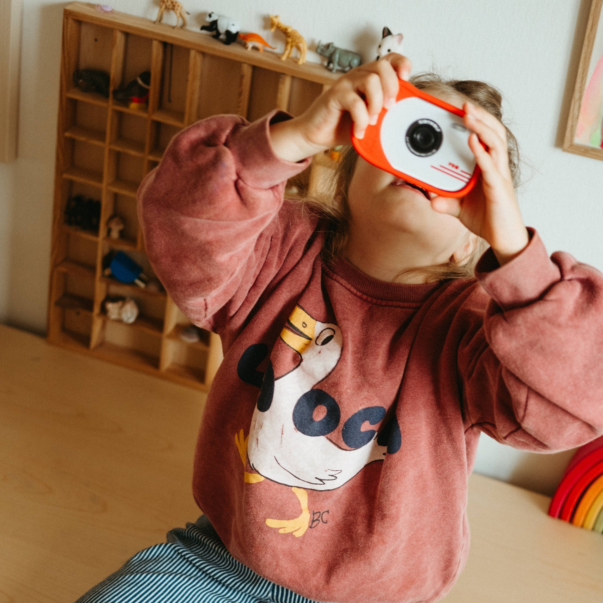 KIDYCAM PRO Waterproof and Shockproof Digital Camera Red