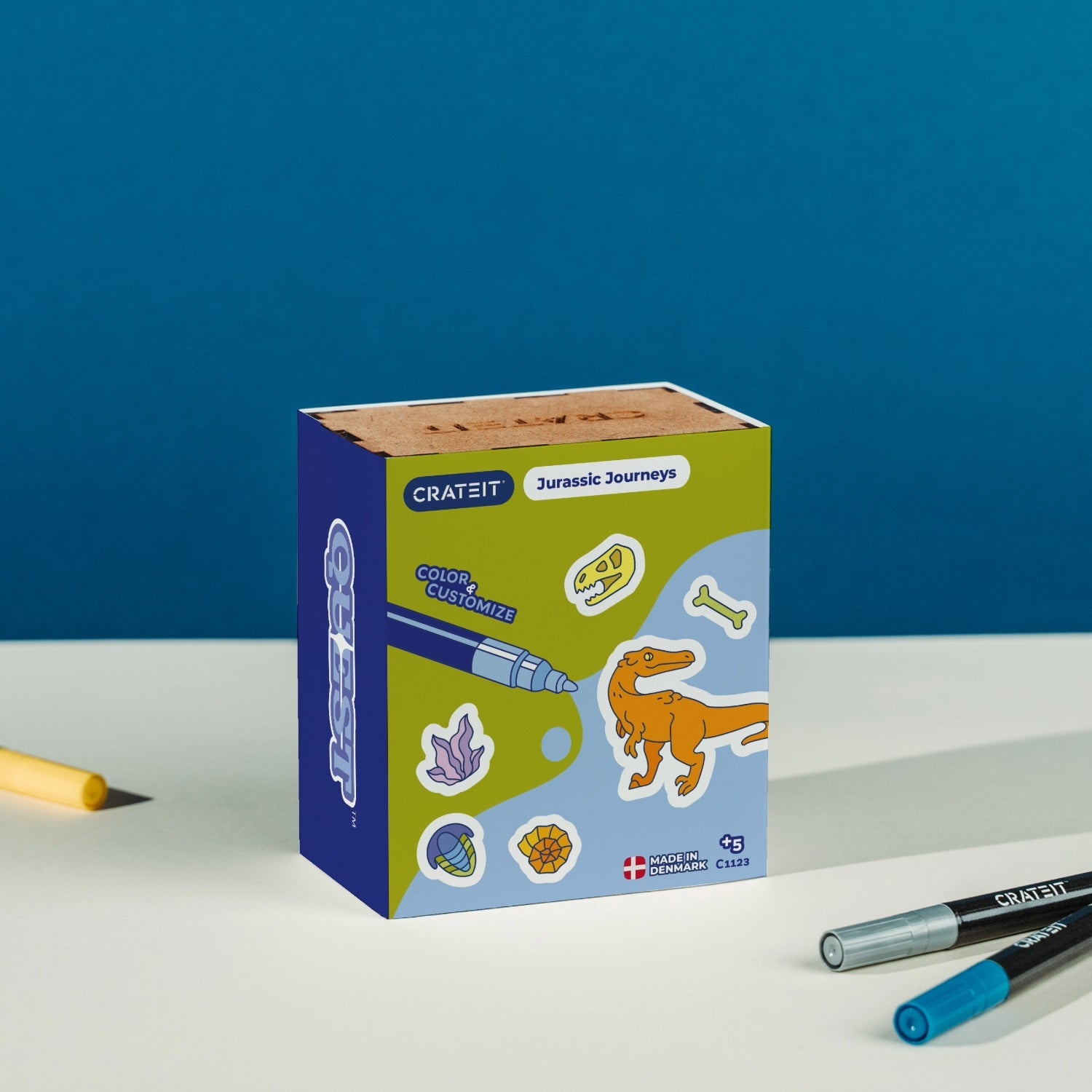 Crateit Dinosaur | Jurassic Journeys | Wooden Art & Craft Kit