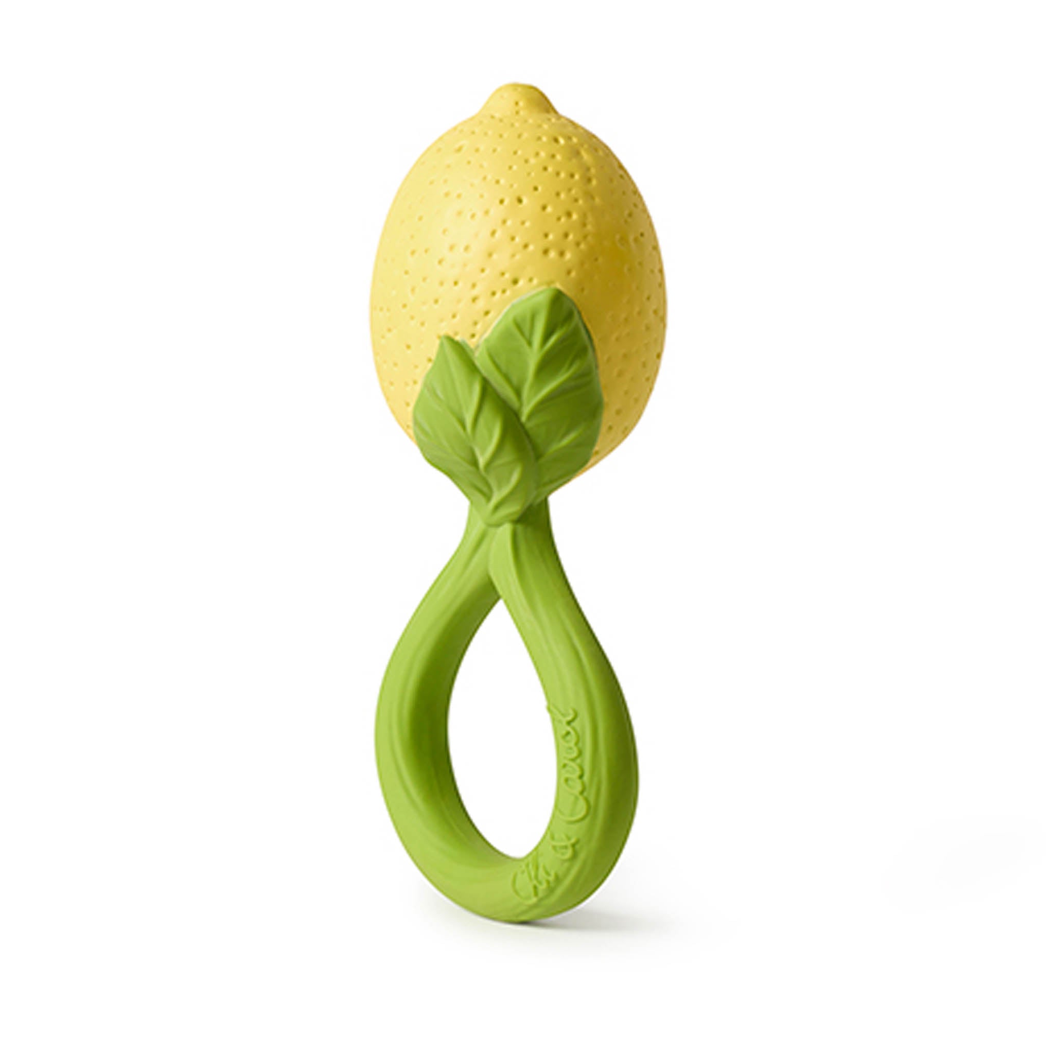 Oli & Carol Lemon Baby Rattle & Teether