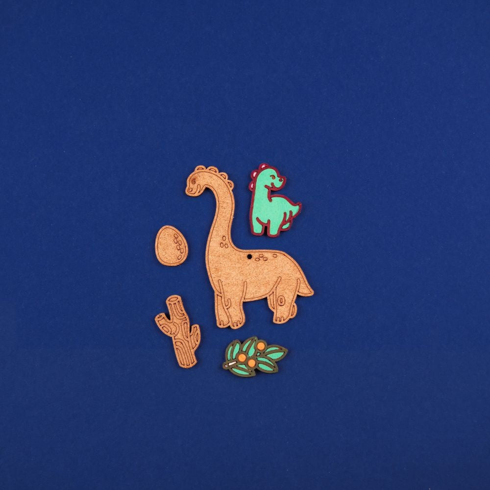 Crateit Dinosaur | Brachio | Wooden Art & Craft Kit