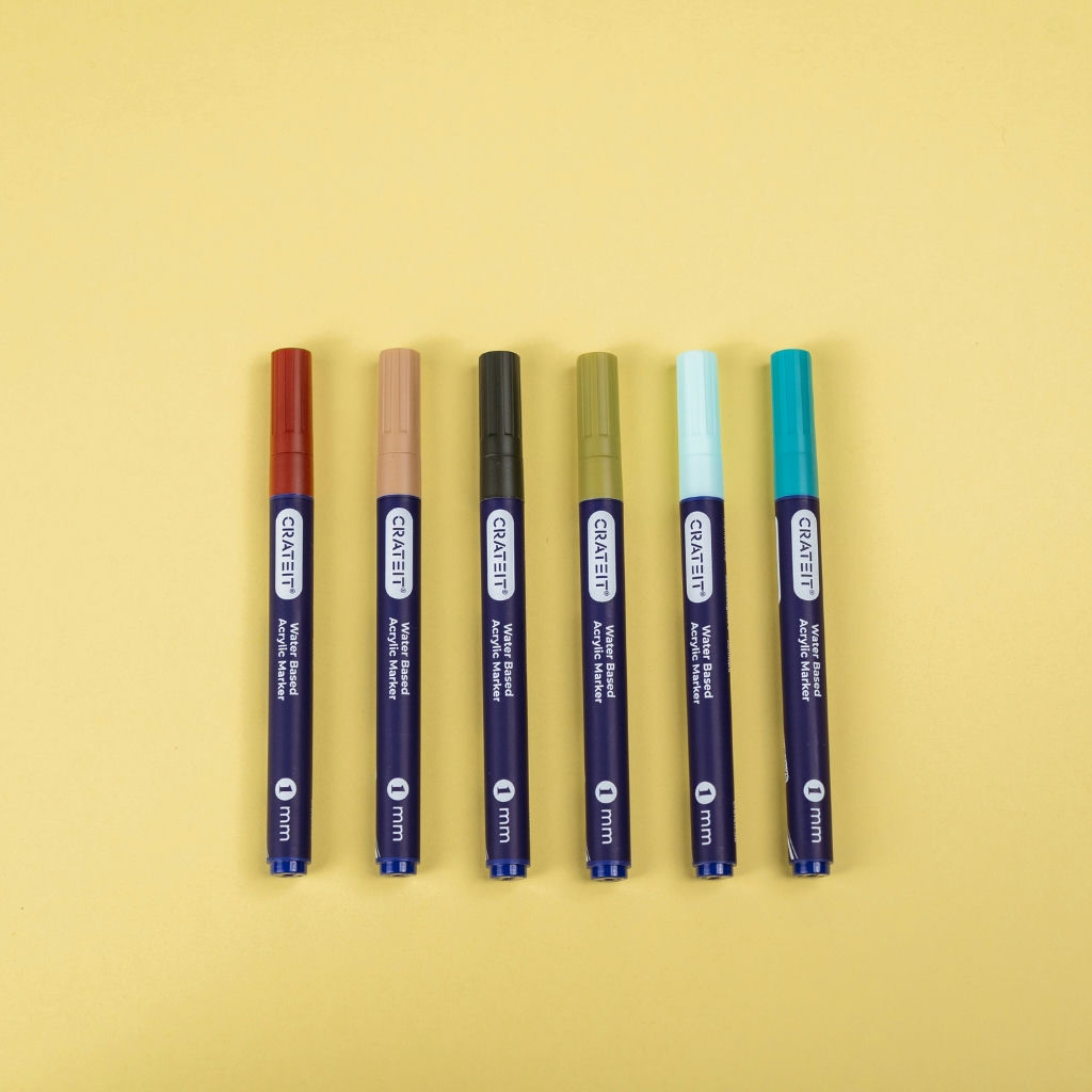 Crateit | Nature Markers | 1mm ��� 6 pc