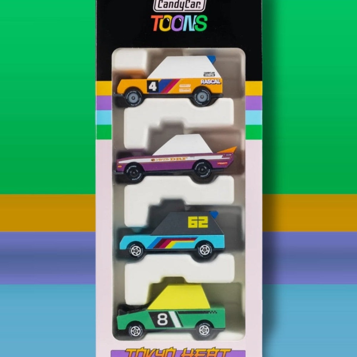 TOONS Diecast Race Car - Tokyo Heat 4-pack