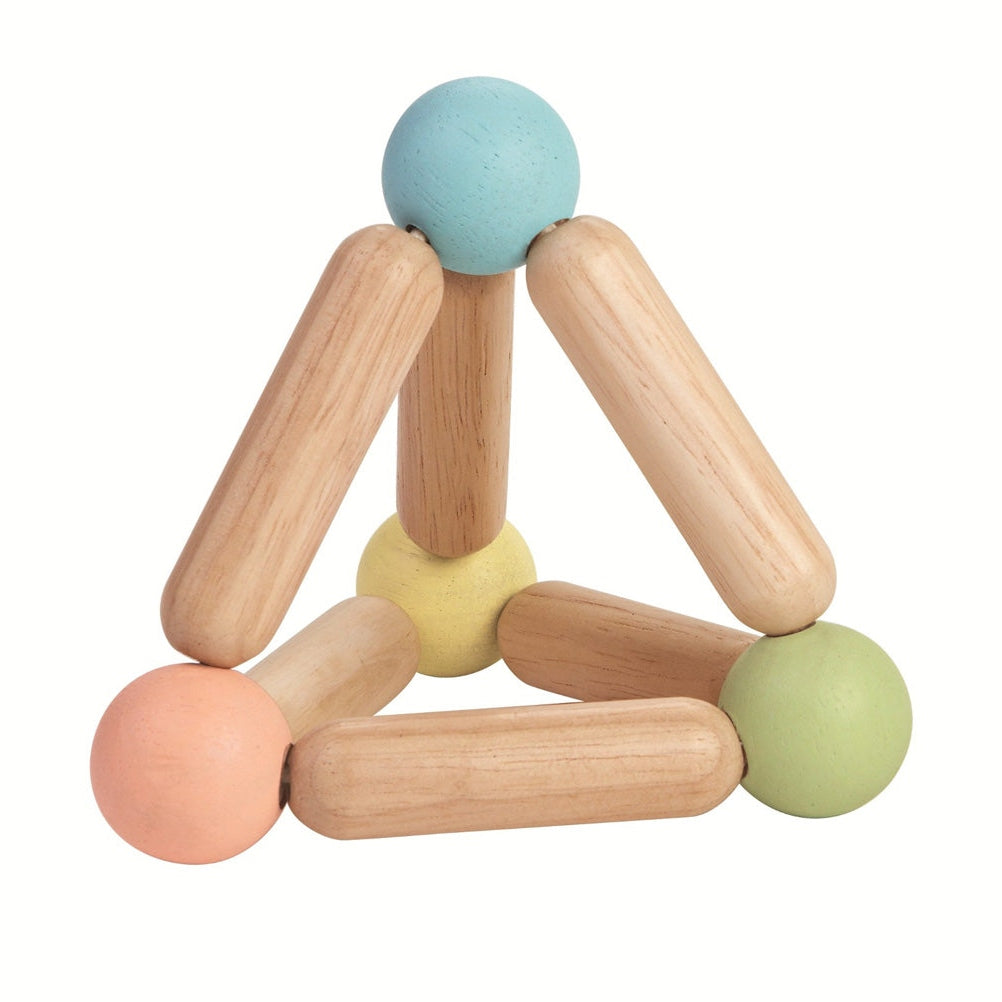 Triangle Clutching Toy Pastel PlanToys