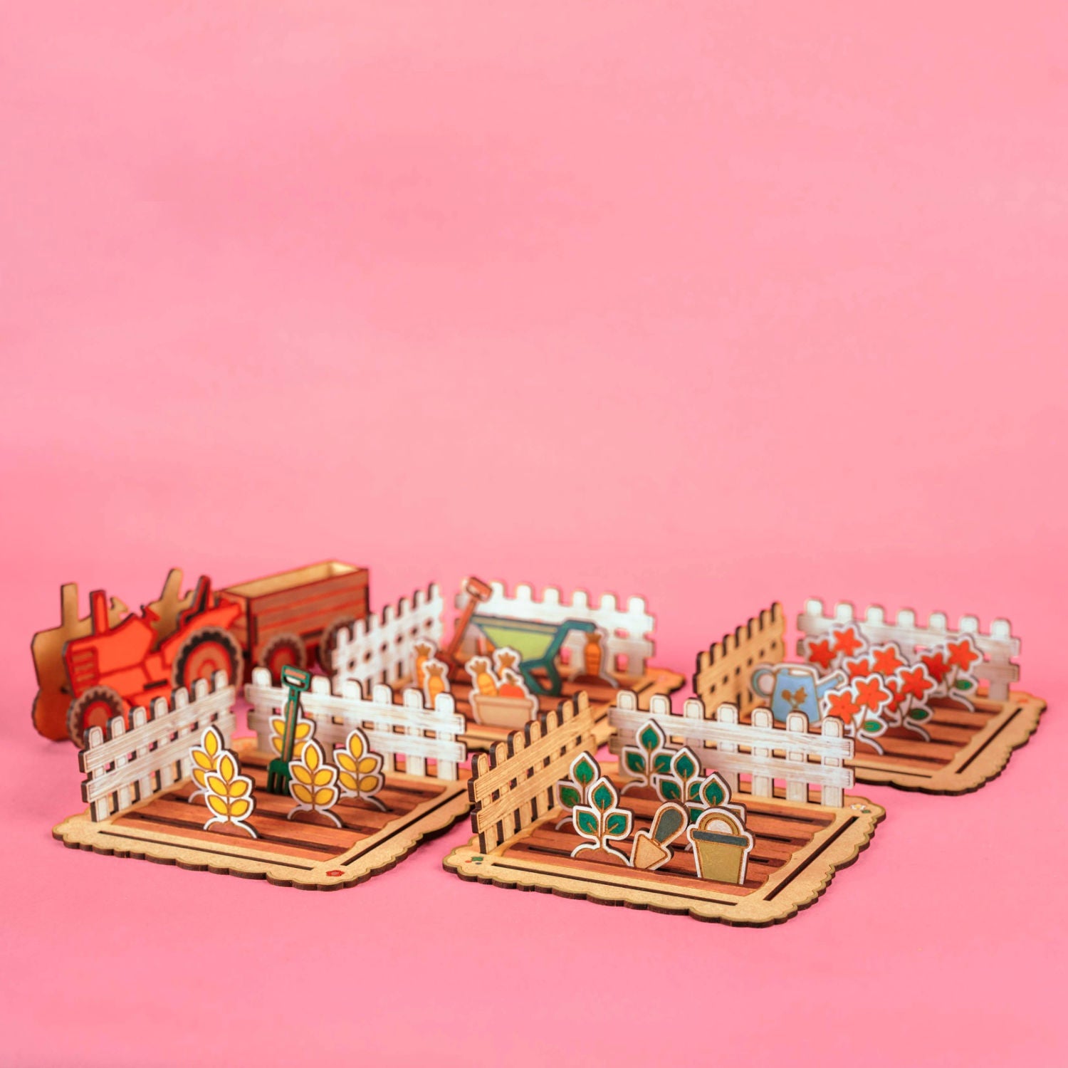 Crateit Farm | Harvest Time | Wooden Art & Craft Kit